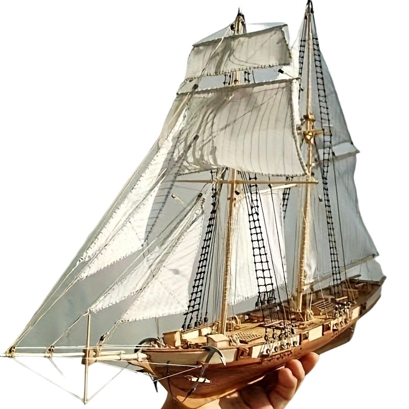Modello di Veliero in Legno Classico – Puzzl3D Dettagliato per Amanti delle Navi