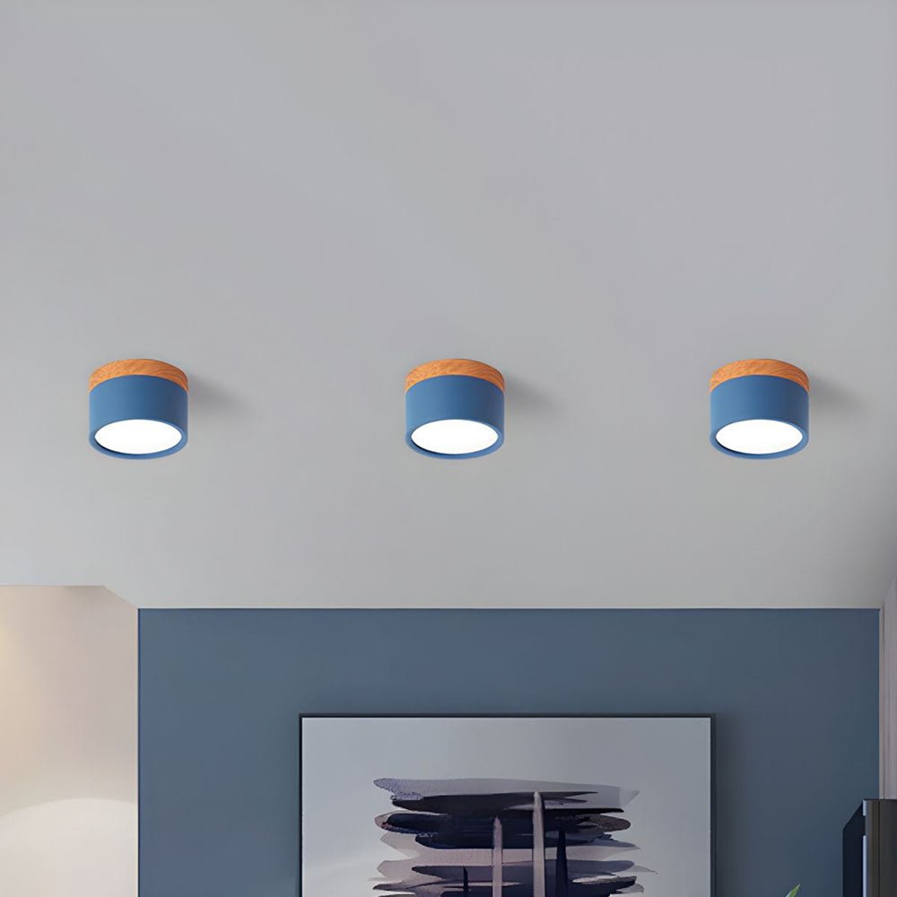 Lampada da soffitto in design cilindrico minimalista