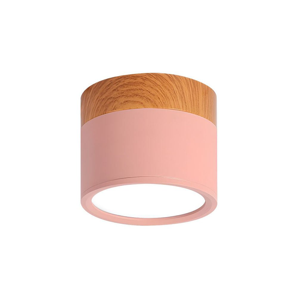 Lampada da soffitto in design cilindrico minimalista