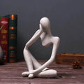 Figura con un messaggio filosofico e design moderno
