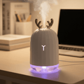 DEERSOFT – Mini Umidificatore a Cervino, Ultra Silenzioso con Luci LED Colorate e Spegnimento Automatico