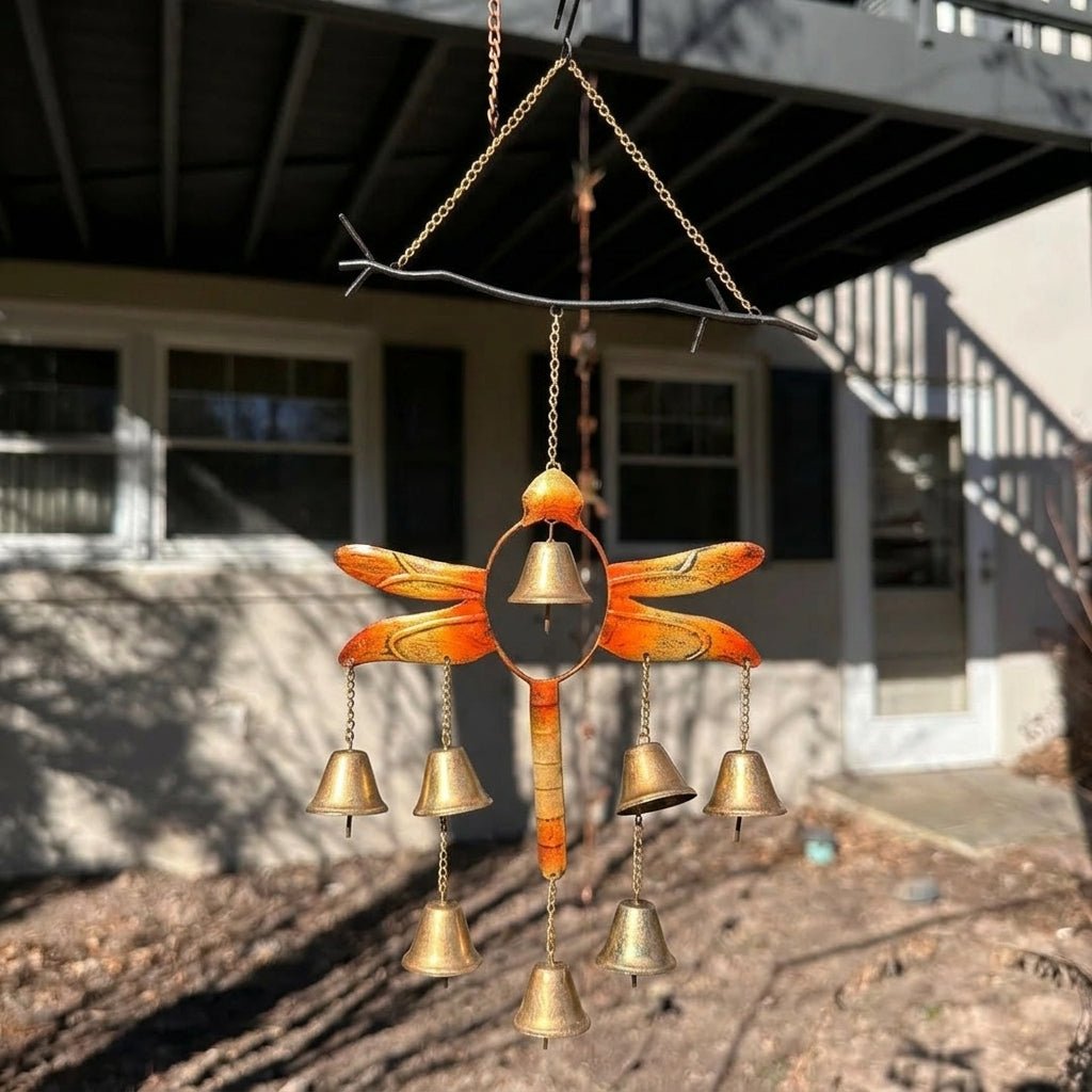 Campanella decorativa a forma di libellula