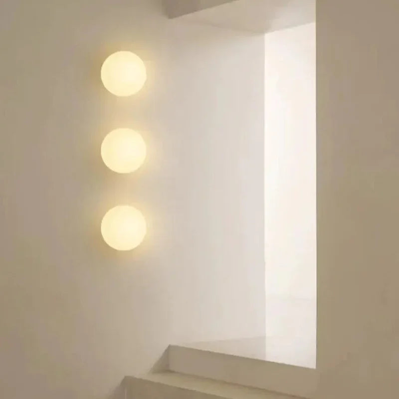 Lampada da Parete in Vetro Satinato
