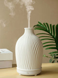 Umidificatore per Oli Essenziali a Forma di Vaso Boho – Diffusore Ultrasonico in Poliresina