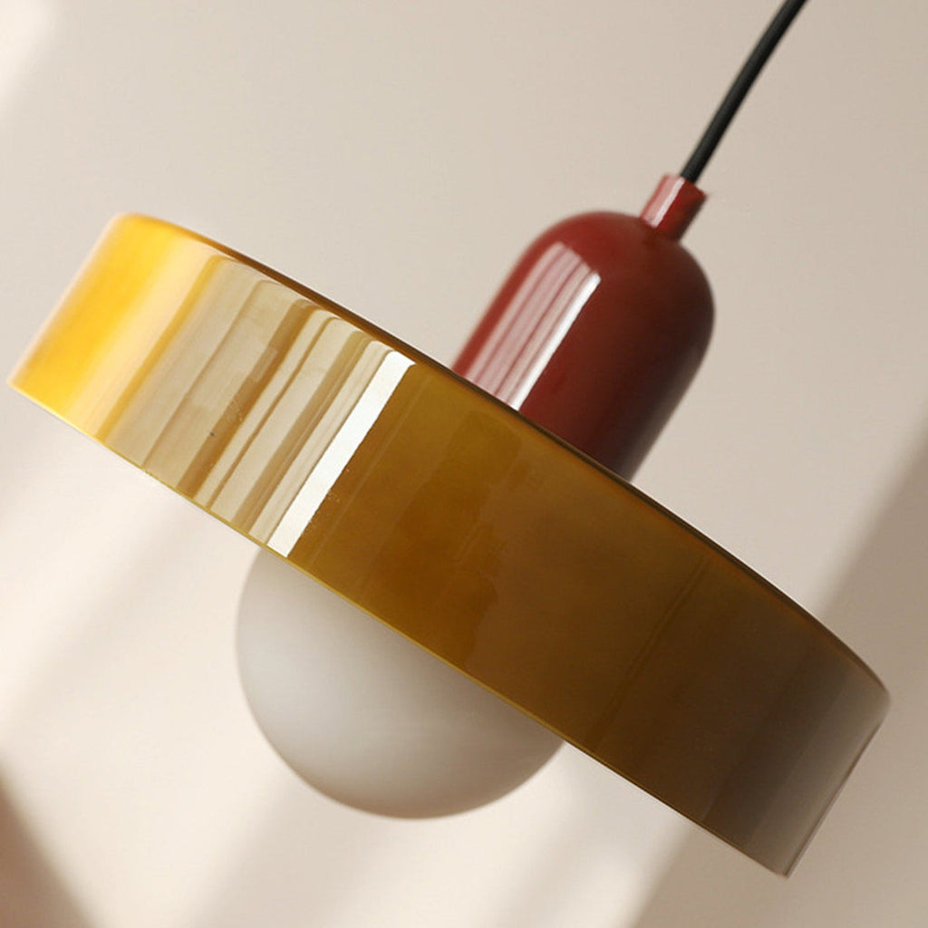 Sandsberg | Lampada a sospensione in vetro | Lampada a sospensione in stile Bauhaus