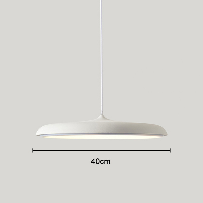 Scandinavian Style Pendant Light with LED, Metal & Acrylic