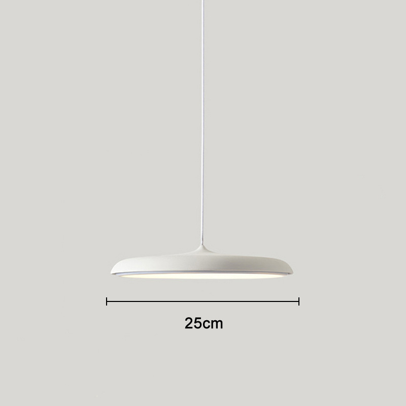 Scandinavian Style Pendant Light with LED, Metal & Acrylic