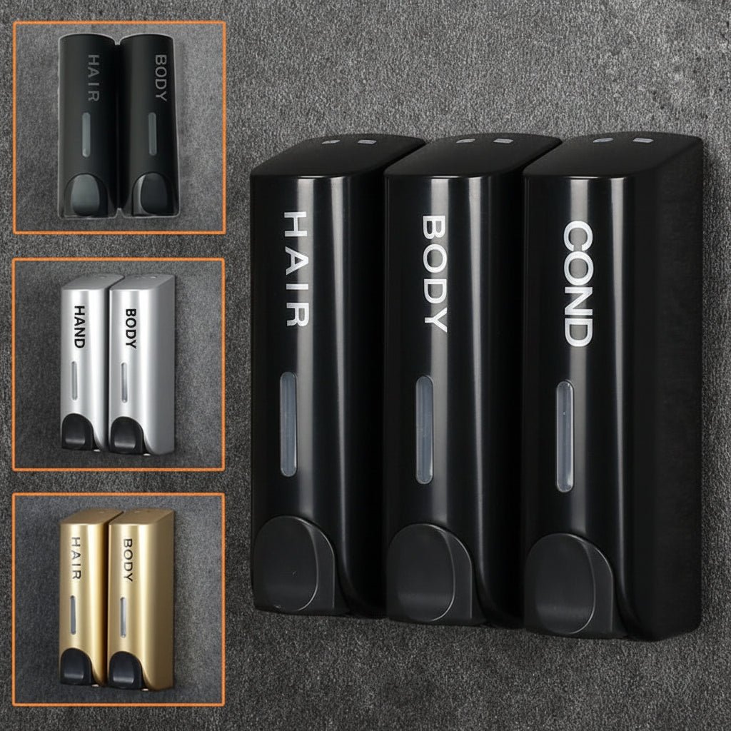 DISPENZA – Dispenser da Doccia a Muro per una Conservazione Pulita e Senza Disordine