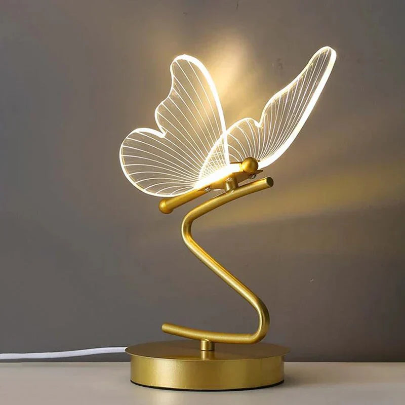 Lampada da tavolo LED di lusso a farfalla - ButterflyLuxe