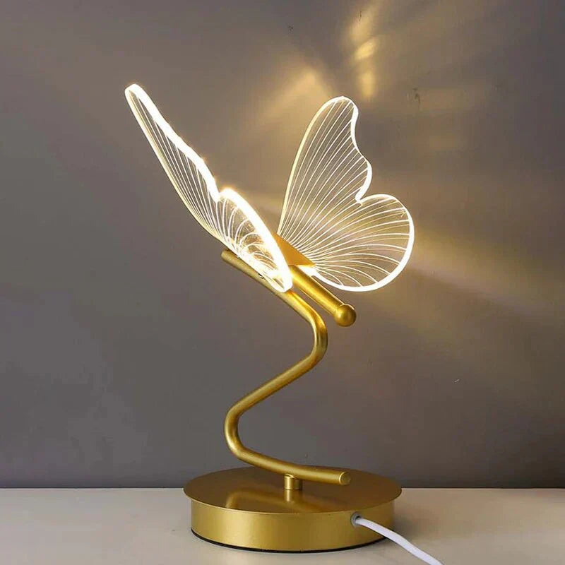 Lampada da tavolo LED di lusso a farfalla - ButterflyLuxe