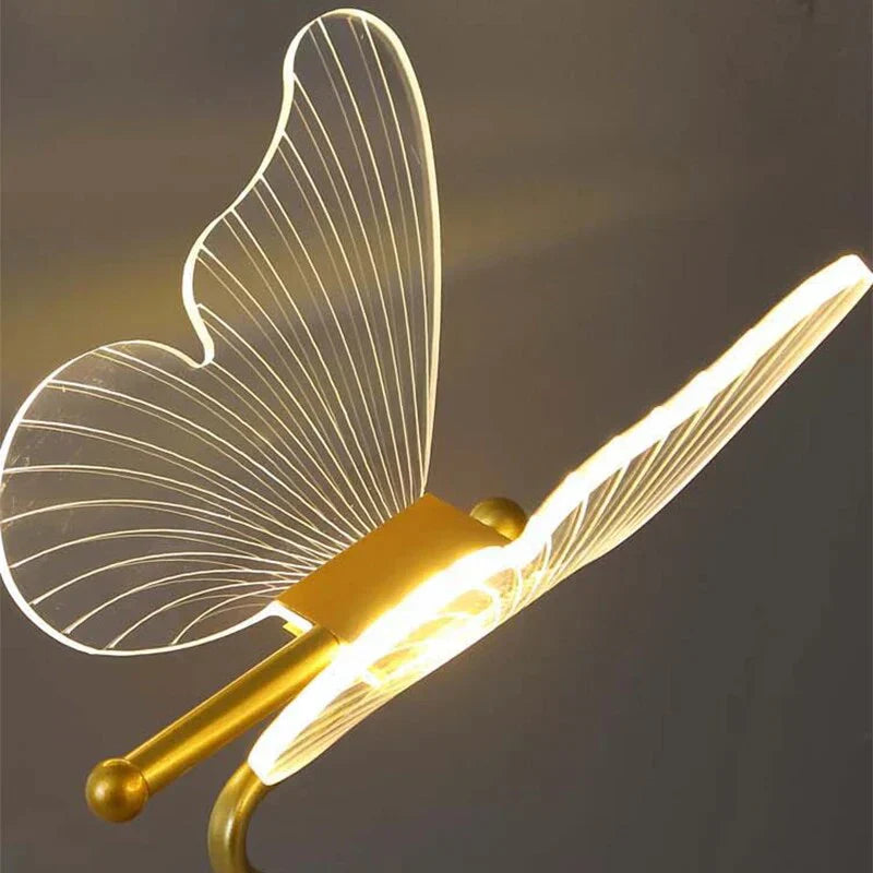Lampada da tavolo LED di lusso a farfalla - ButterflyLuxe