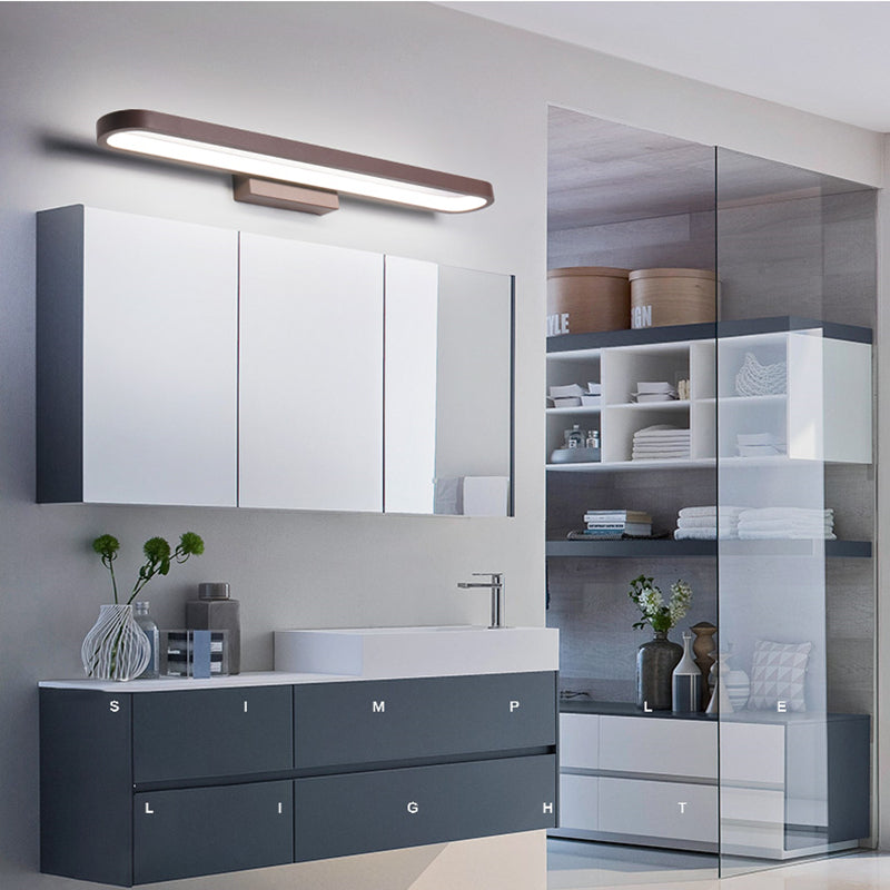 Moderna lampada a LED da parete per bagno - Sottile lampada da interno