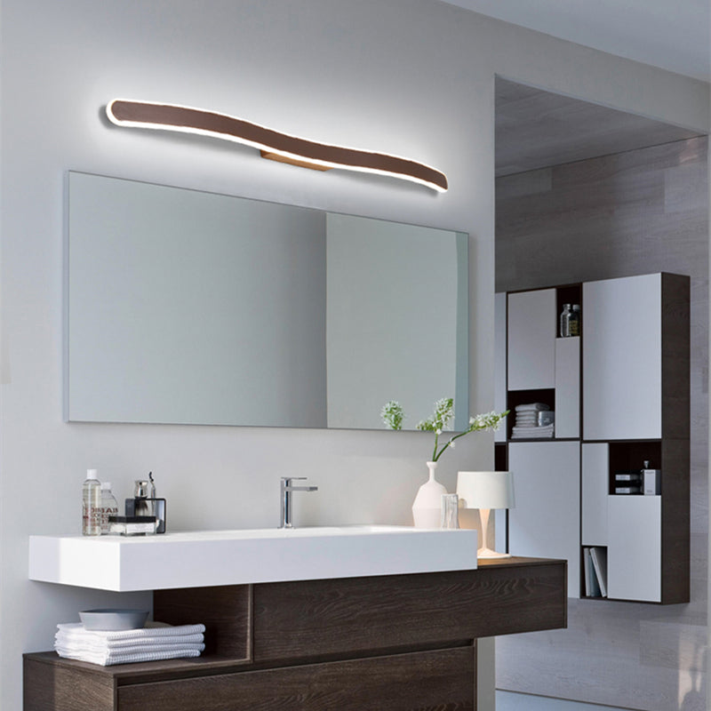 Moderna lampada a LED da parete per bagno - Sottile lampada da interno