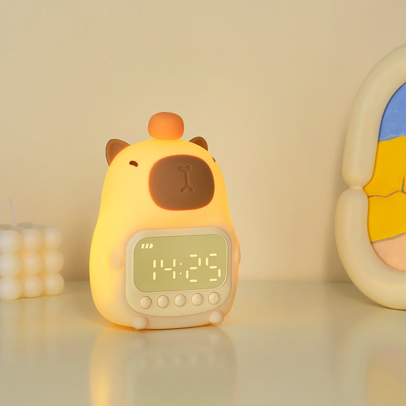 Carinissima Lampada Notturna LED Capybara – Sveglia per Bambini & Lampada Notturna per Camera da Letto