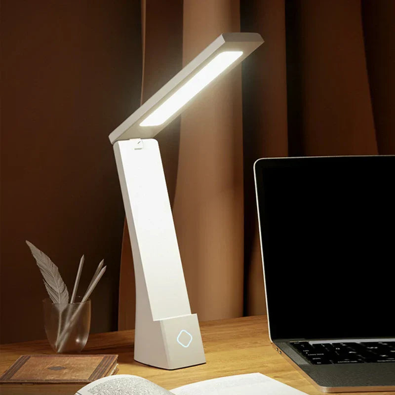 Lampada da scrivania LED dimmerabile con braccio flessibile – Lampada da tavolo USB moderna per ufficio