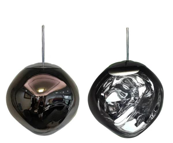 Lampada a Sospensione in Vetro Design Moderno Scandinavo  Vetro Trasparente
