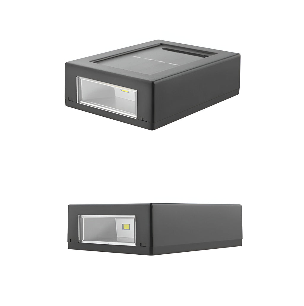 Lampada da esterno solare LED IP65 impermeabile Nera