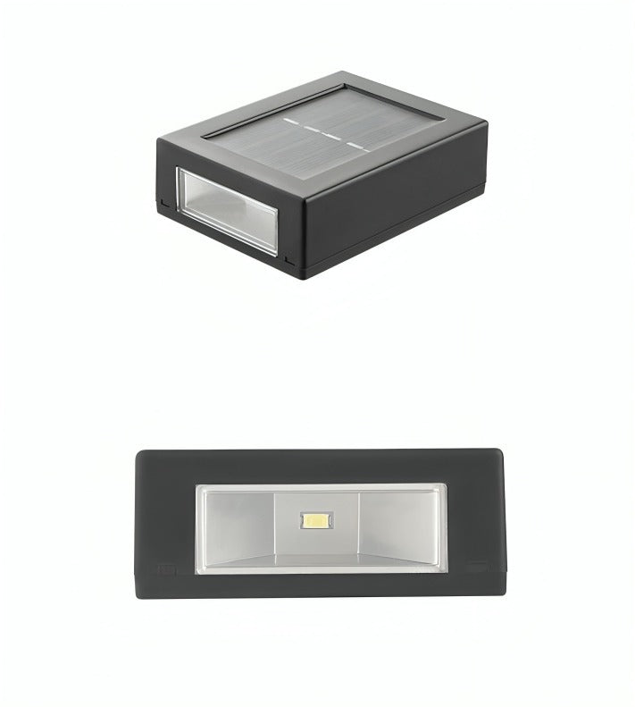 Lampada da esterno solare LED IP65 impermeabile Nera