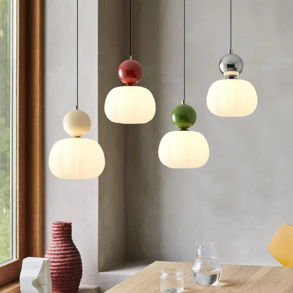 Lampada a Sospensione Art Deco in Colore Crema – Stile e Raffinatezza