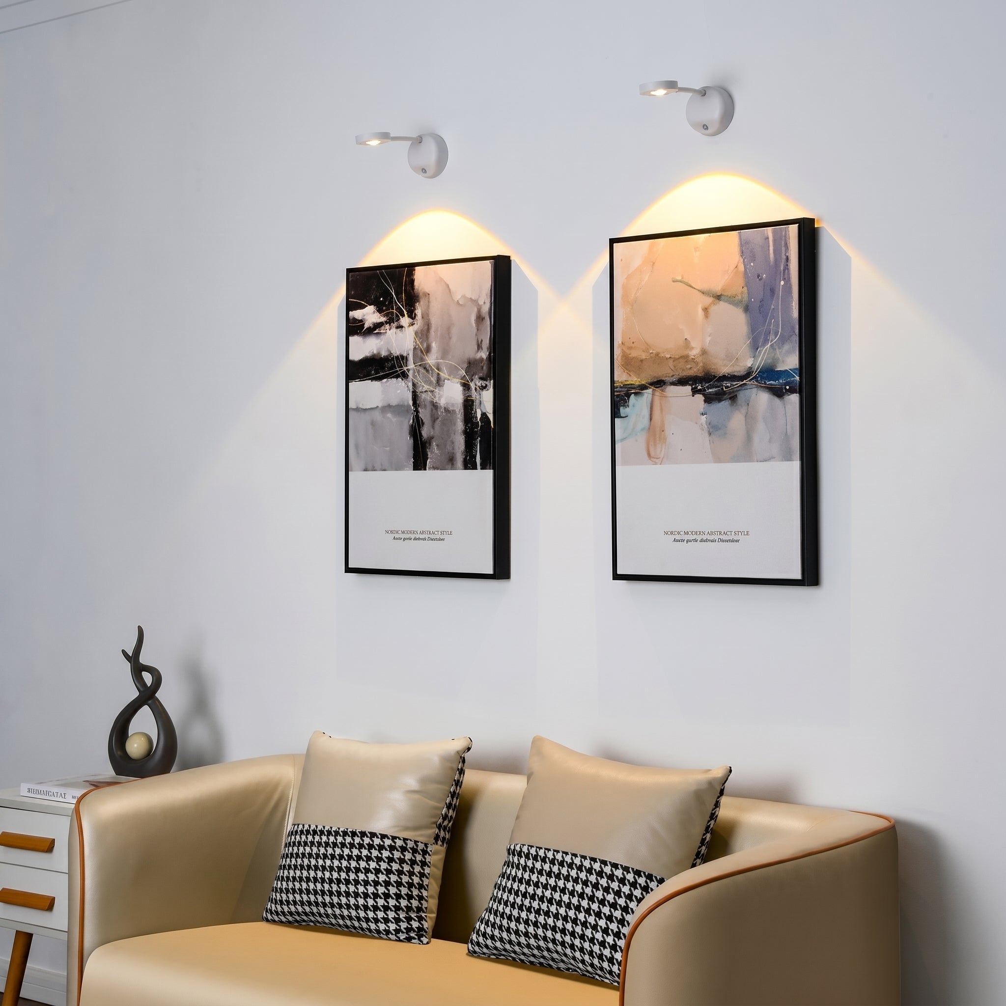 Faretto LED da parete orientabile per quadri e decorazioni