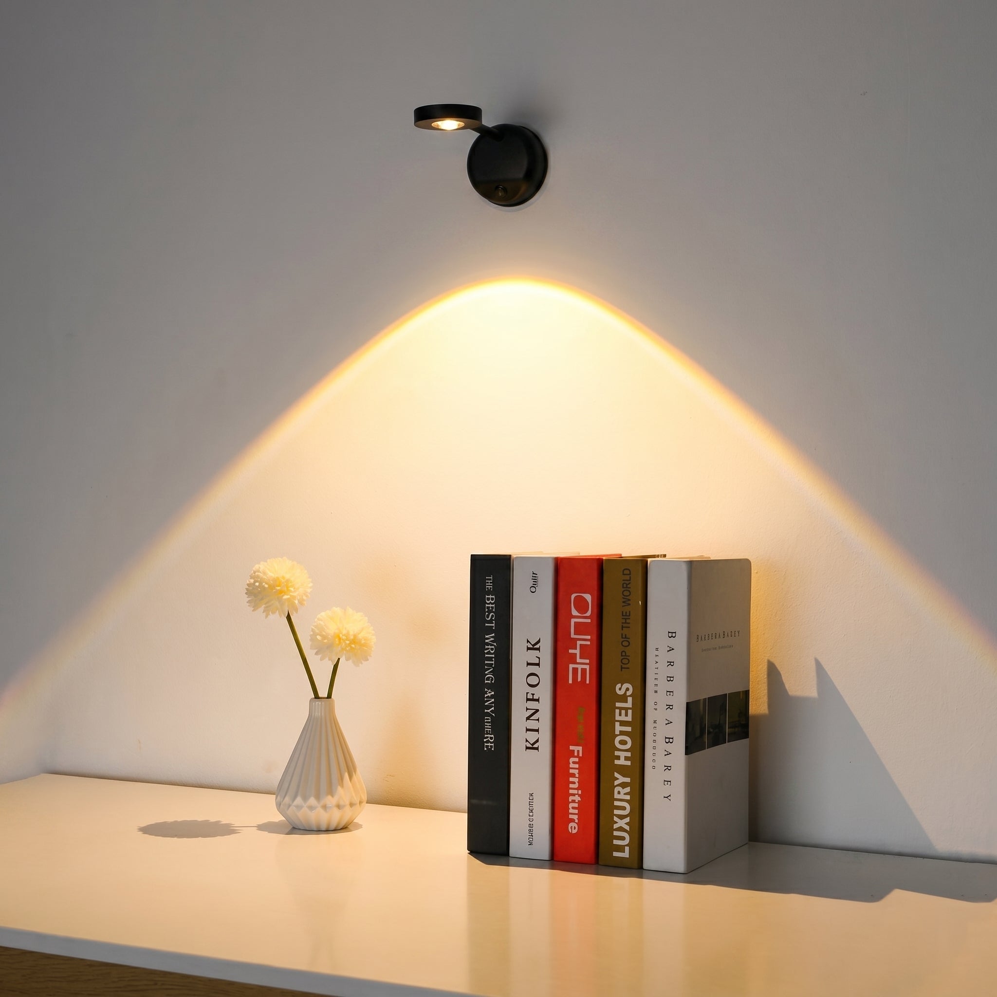 Faretto LED da parete orientabile per quadri e decorazioni