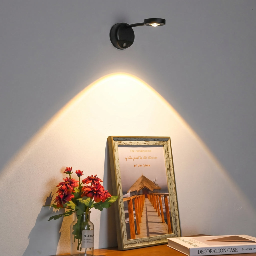 Faretto LED da parete orientabile per quadri e decorazioni