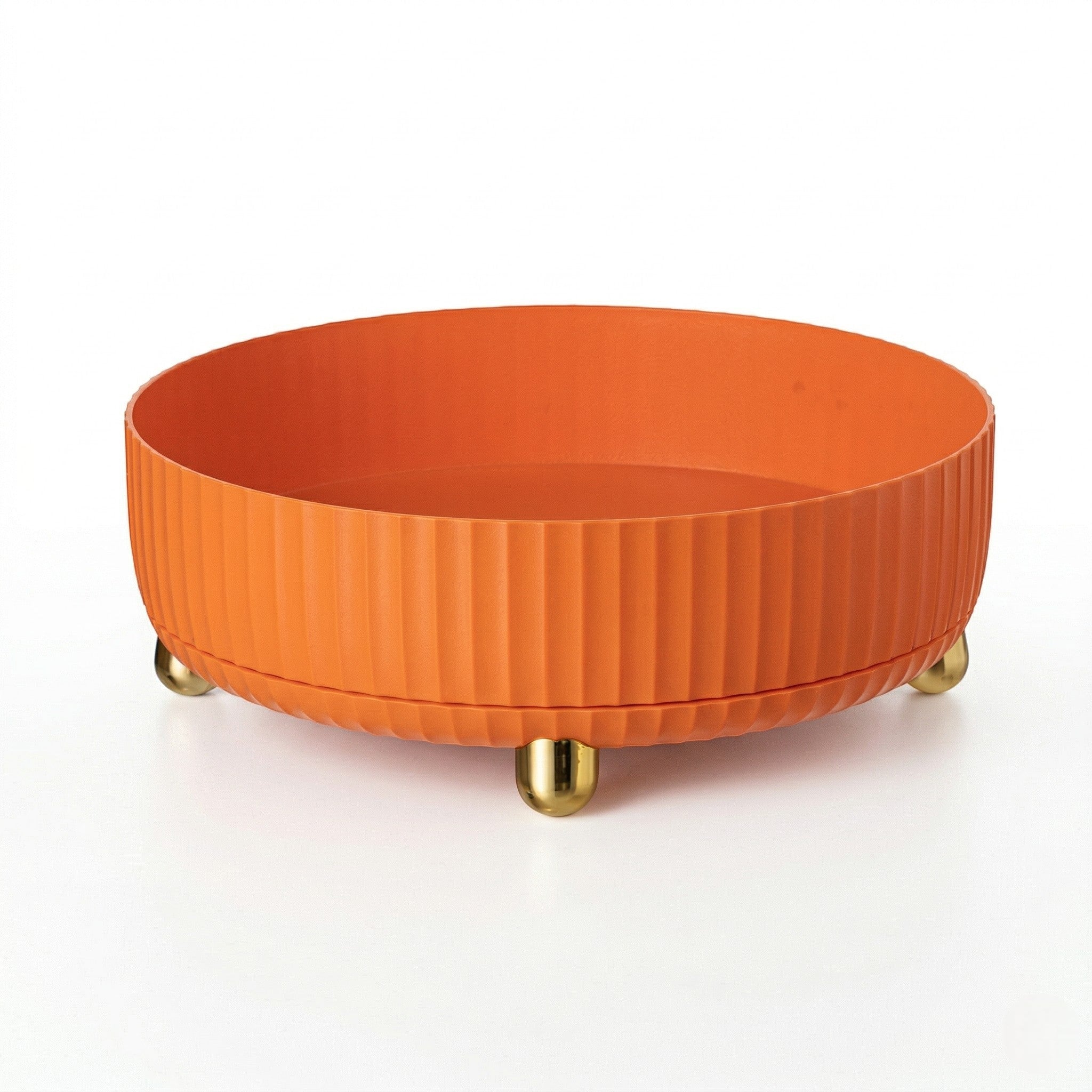 Vassoio Organizer Rotante con Design a Righe