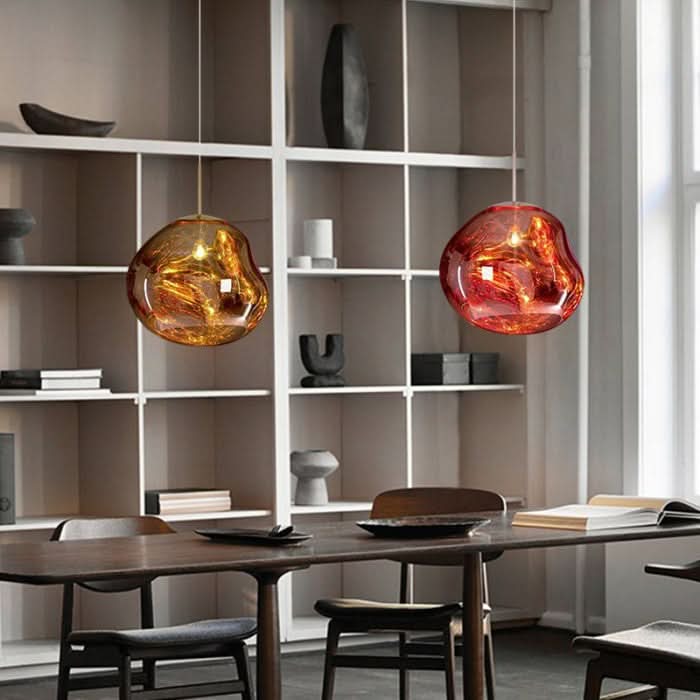 Lampada da soffitto LED in acrilico dinamico con finitura a specchio