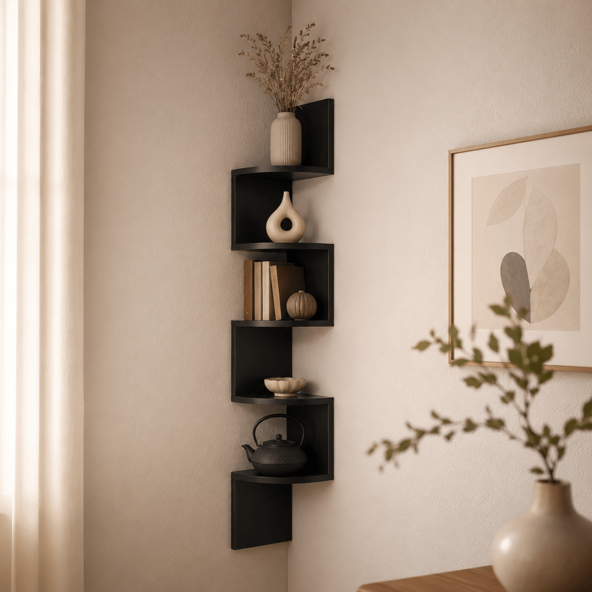 CORNERLIFT – Mensola angolare salvaspazio per un moderno stoccaggio a casa