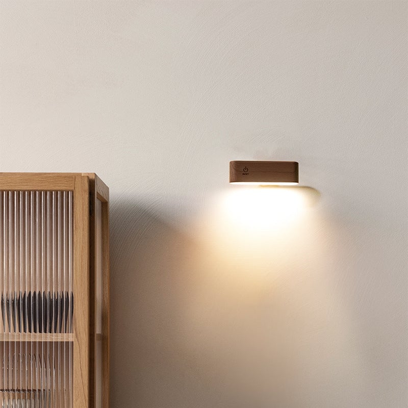 LuminoWood - Lampada magnetica rotante a 360° | SCONTO DEL 50%