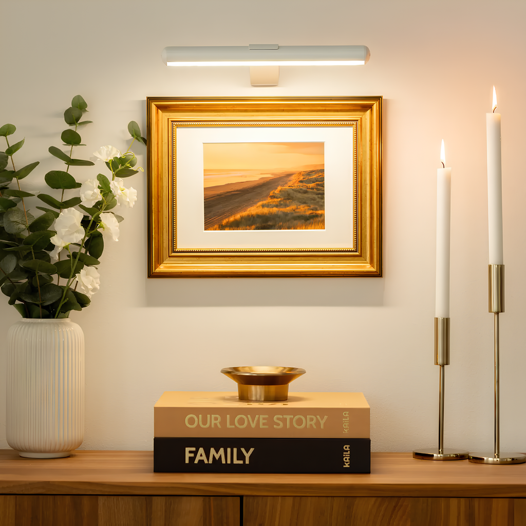Lovira | Luce LED Ricaricabile per Opere d'Arte da Parete con Telecomando