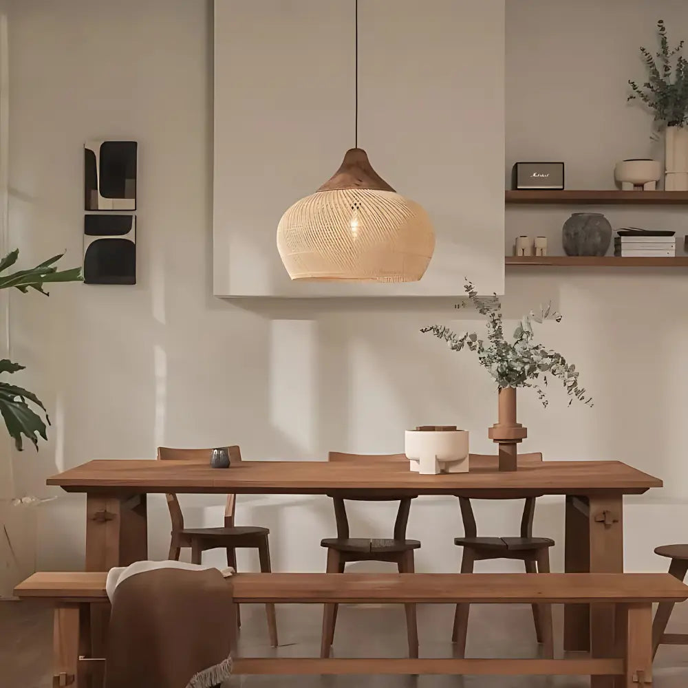 Lampada in Rattan Naturale