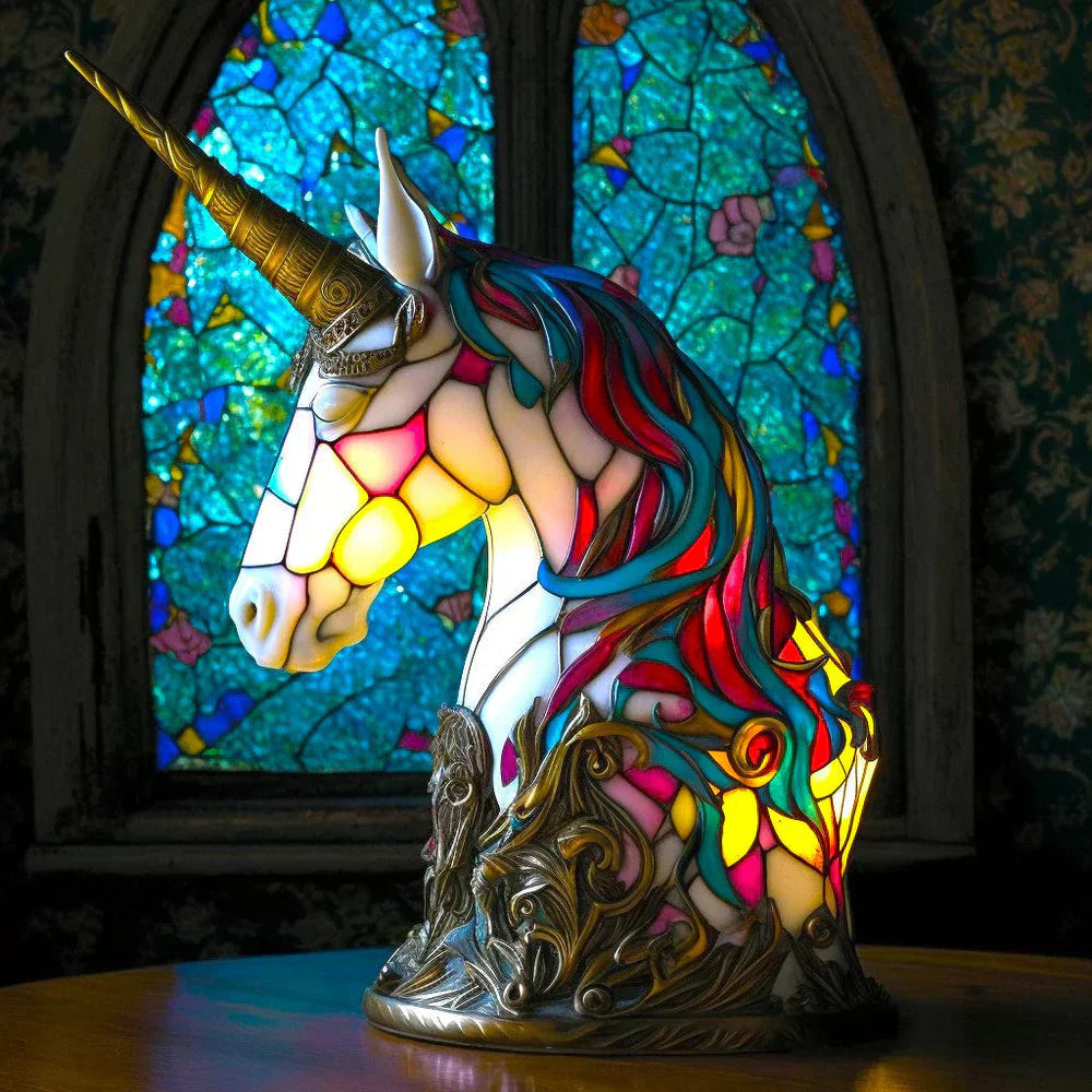 Lampada da soffitto artistica con motivo animale in vetro