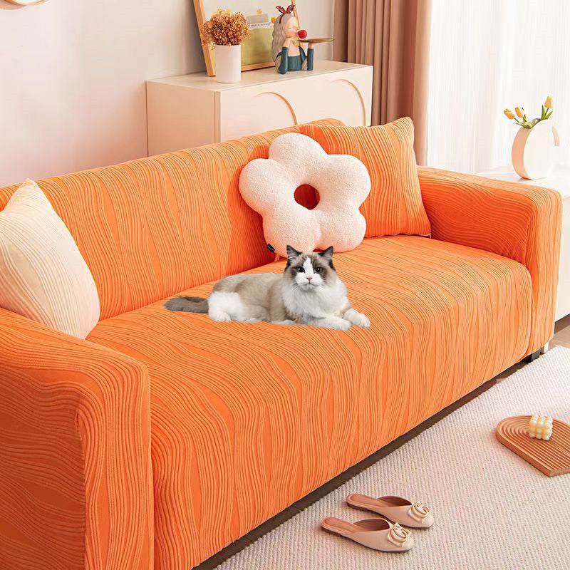Premium Jacquard Thicken Sofa Cover - Anti-Scratch & Stretch