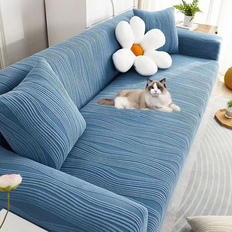 Premium Jacquard Thicken Sofa Cover - Anti-Scratch & Stretch