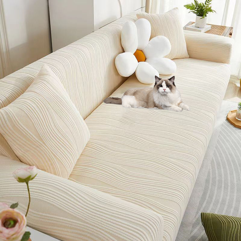 Premium Jacquard Thicken Sofa Cover - Anti-Scratch & Stretch