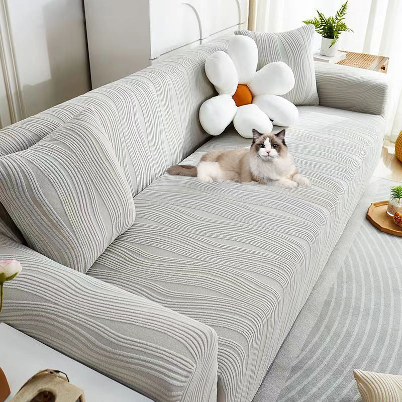 Premium Jacquard Thicken Sofa Cover - Anti-Scratch & Stretch