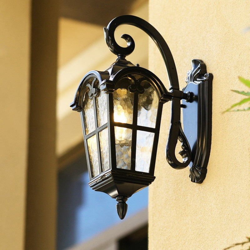 Luce da Parete Solare Vintage da Esterno con Telecomando