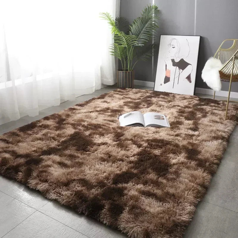 Elegant Round Non-Slip Ultra Soft Fluffy Rug for Home