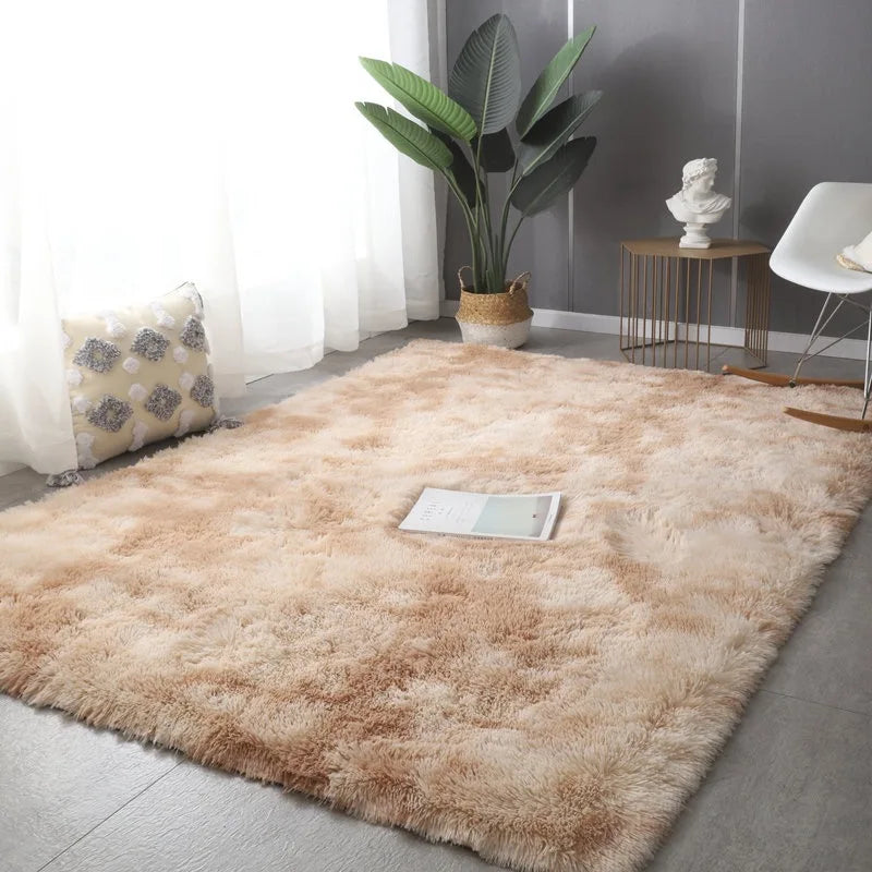 Elegant Round Non-Slip Ultra Soft Fluffy Rug for Home