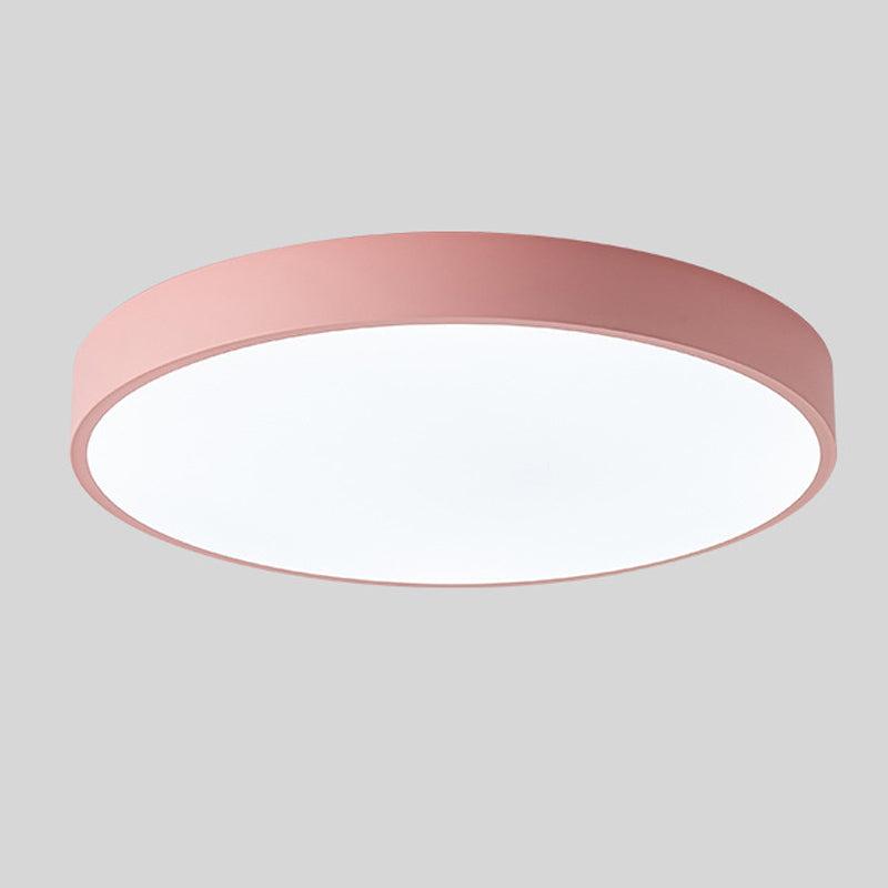 Scandinavian Circular LED Ceiling Light Fixture - Versatile, Elegant