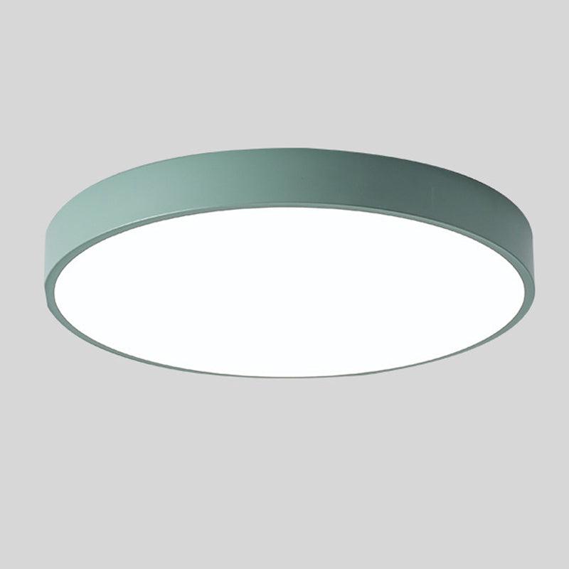 Scandinavian Circular LED Ceiling Light Fixture - Versatile, Elegant