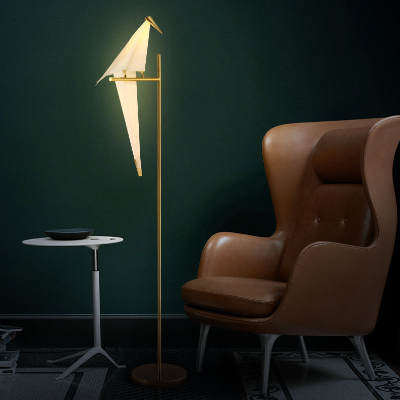 Elegant Origami Bird Lamp - Magnet Attachment