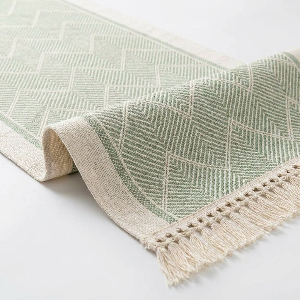 Elegante runner da tavolo con struttura tessuta per ambienti domestici