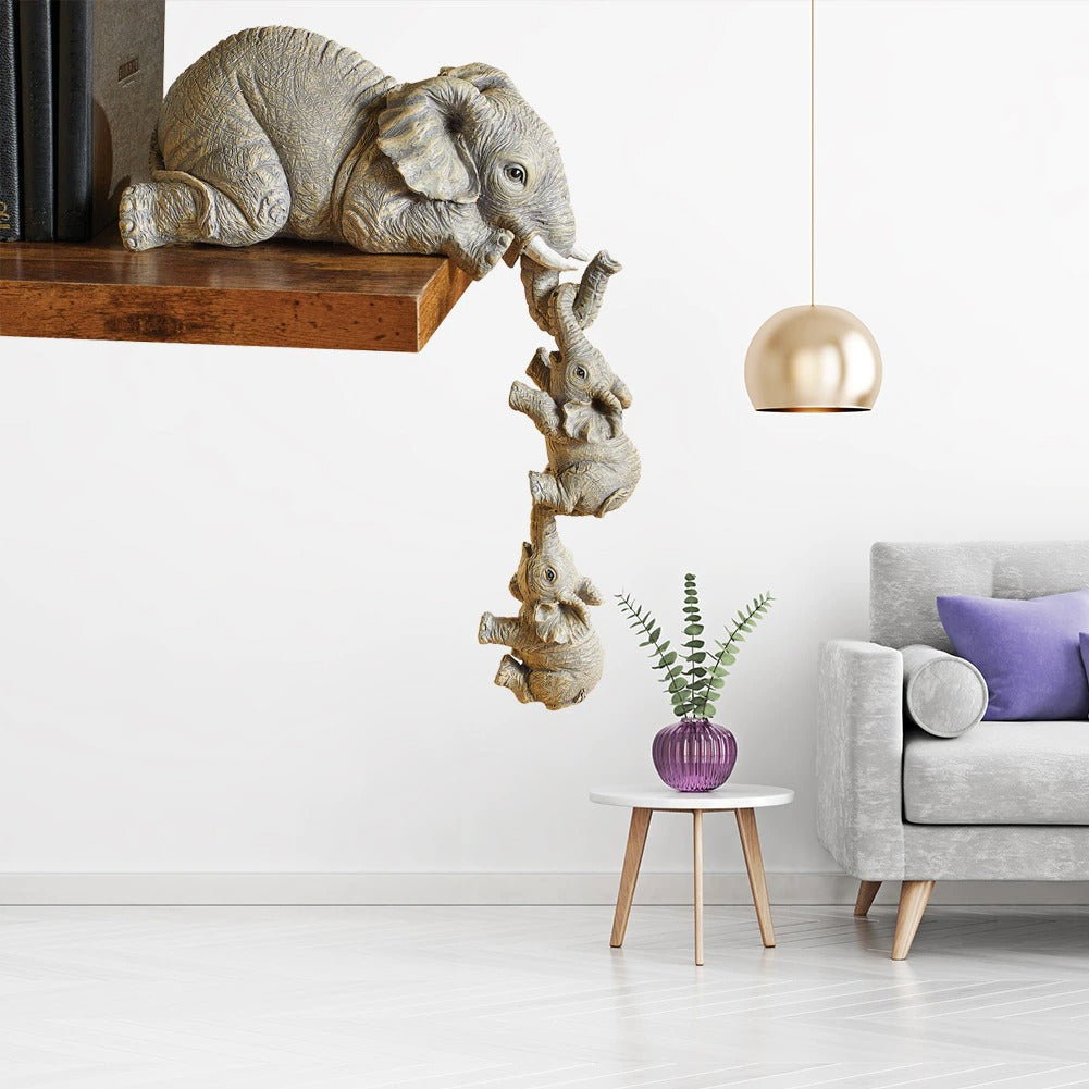 Figura Artistica di Elefante in 3 Parti