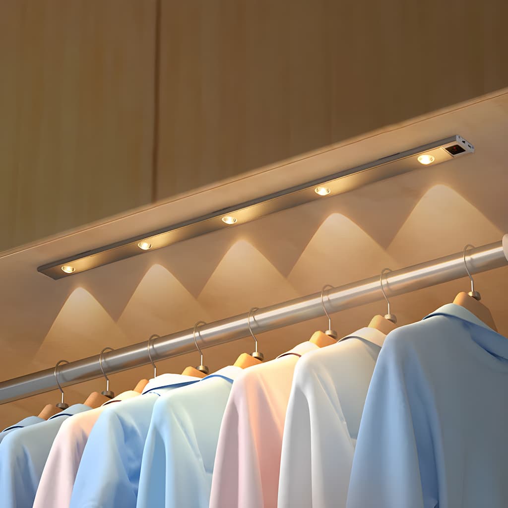 Lampada LED Wireless con Sensore di Movimento – Ricaricabile e Regolabile (3 Colori)