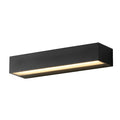 Zeroxen | Lampada da Parete Lineare da Esterno, Waterproof IP65, Alluminio Nero, LED Fisso