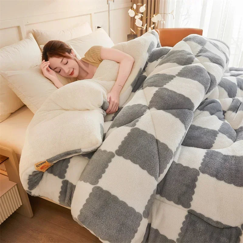 Coperta Ponderata Extra Spessa e Confortevole per l'Inverno