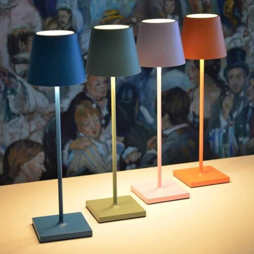 Lampada da tavolo wireless 2025 con dimmer touch