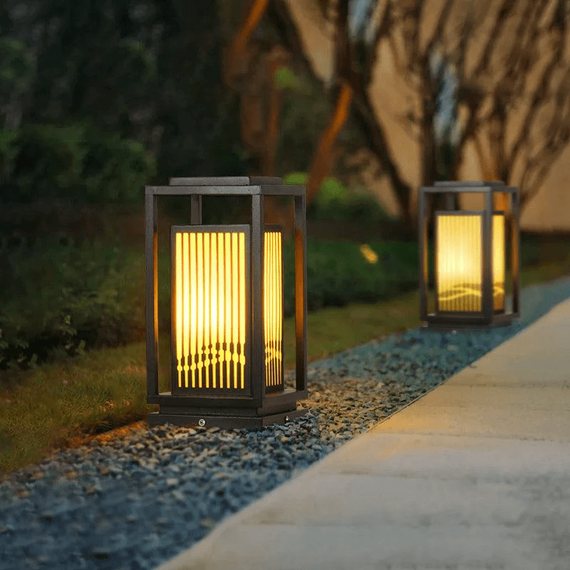 Lampione da Esterno a LED Solare, Lampada da Giardino Impermeabile